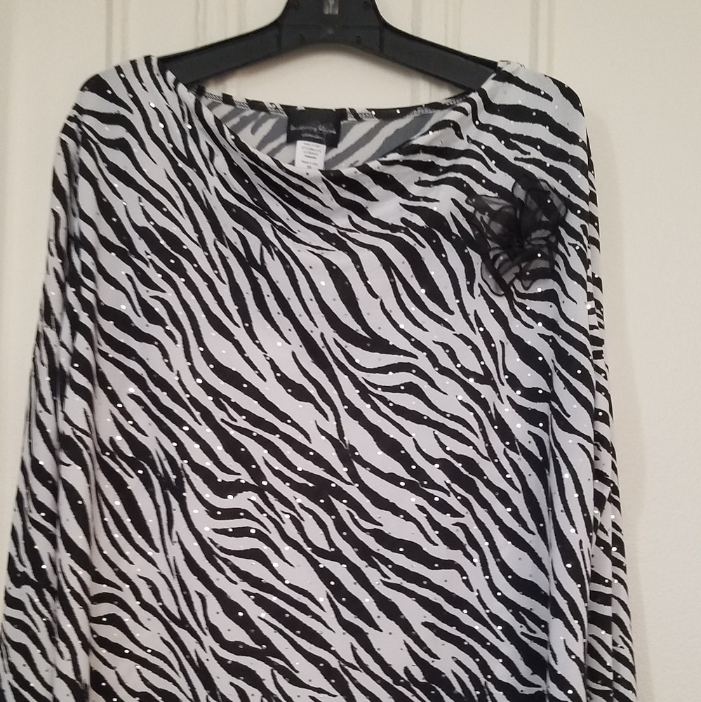Brittany Black Womens Blouse Size 3X